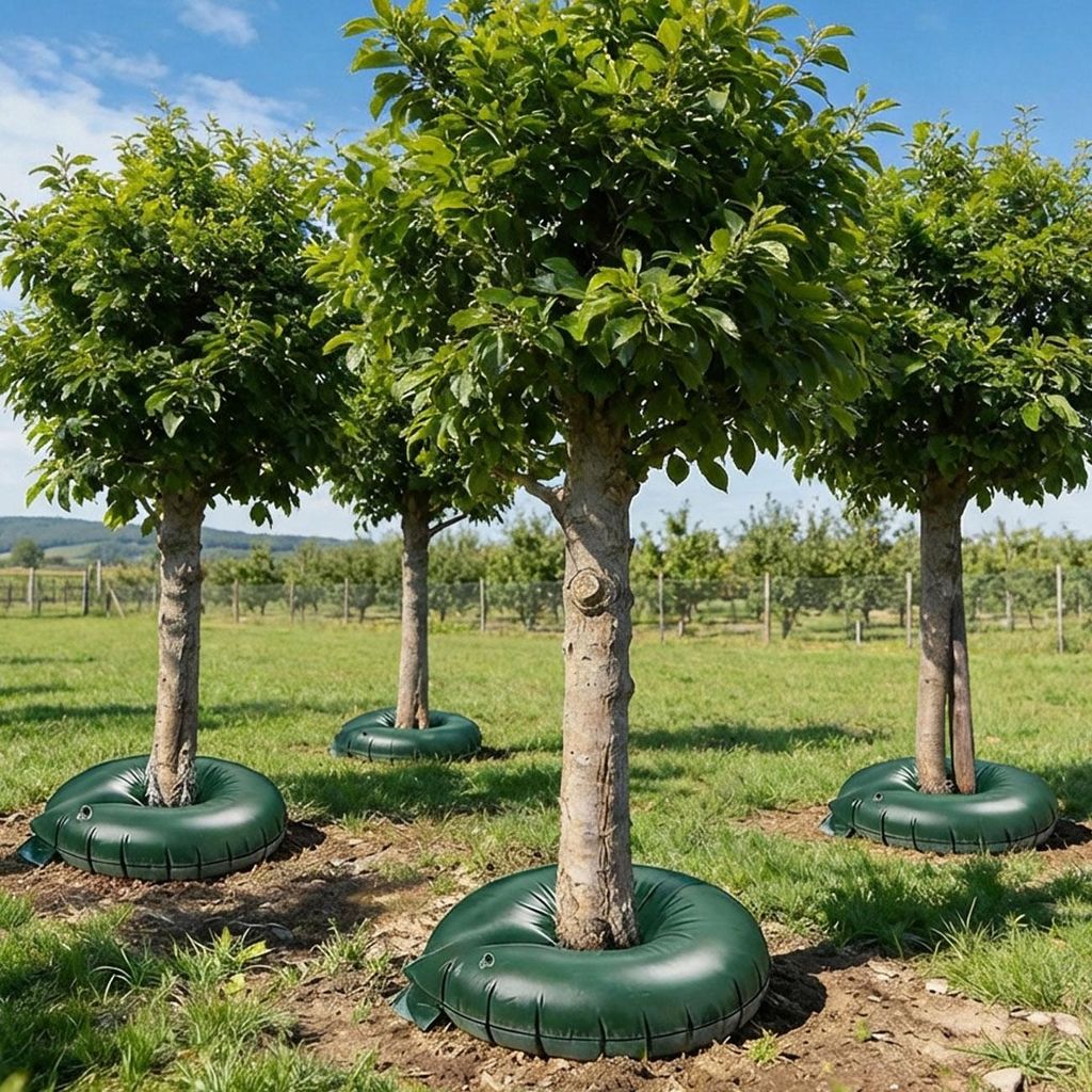 4er-Set Baumbewässerungsring je 55L für Sträucher & Bäume – Produktbild 