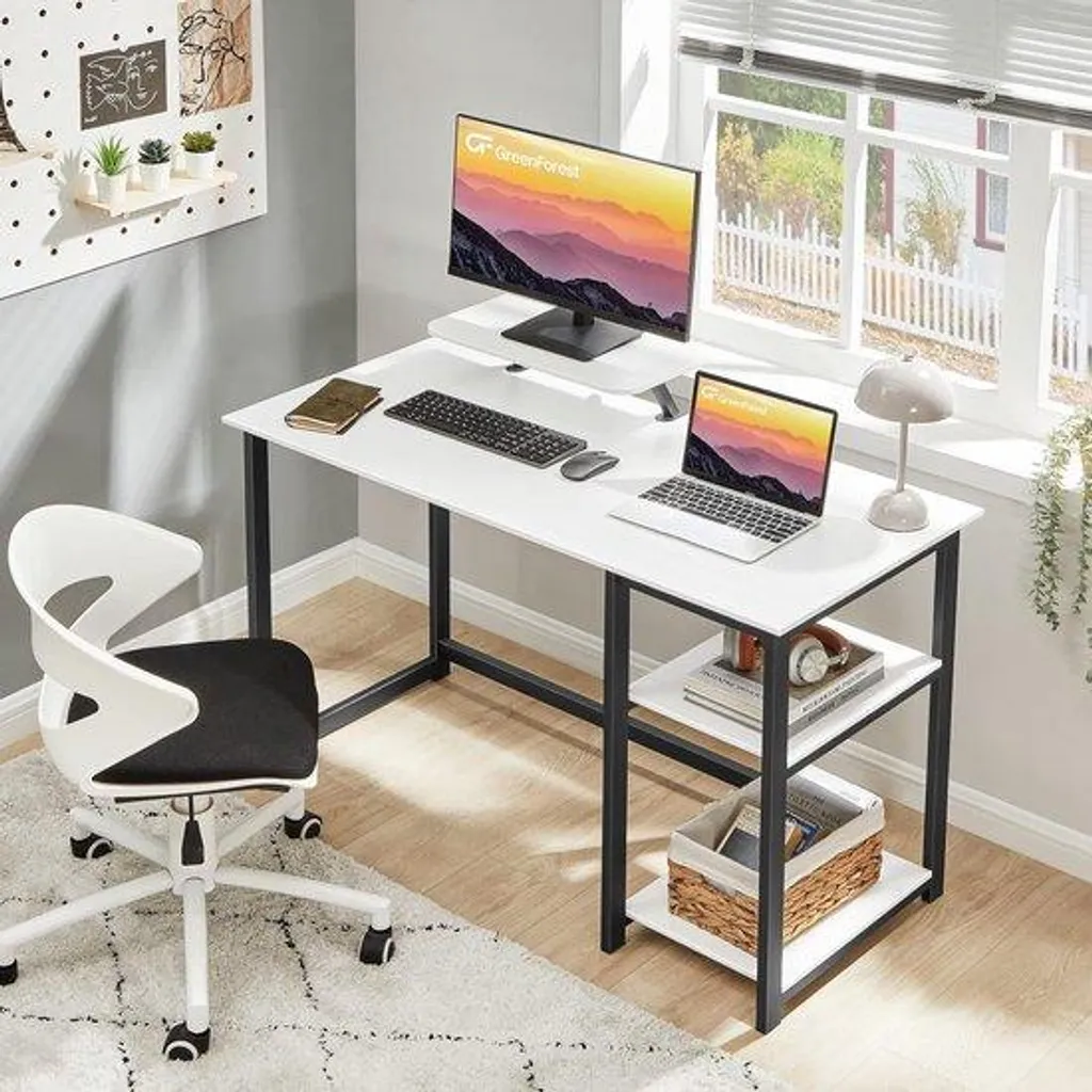 Bureau Stable pour Petit Appartement - Table Industrielle 80x40 Vintage