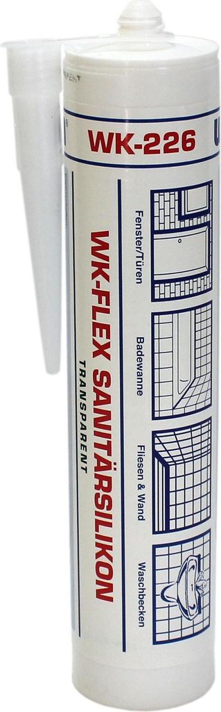 WEKEM WK 226 WK-FLEX Sanitärsilikon transparent 310 ml