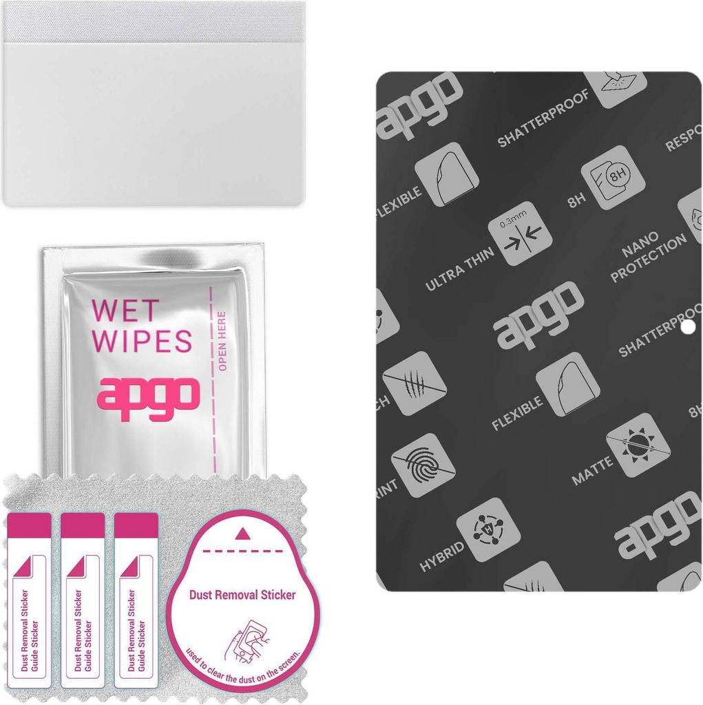 apgo Hybrid Schutzglas, Matt, kompatibel mit Xiaomi Redmi Pad SE, Flexible Nano Glass, toller Ersatz für Hartglas, kratzfester Displayschutzglas, ...