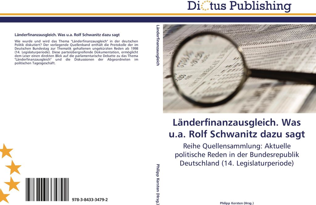 Länderfinanzausgleich. Was u.a. Rolf Schwanitz dazu sagt