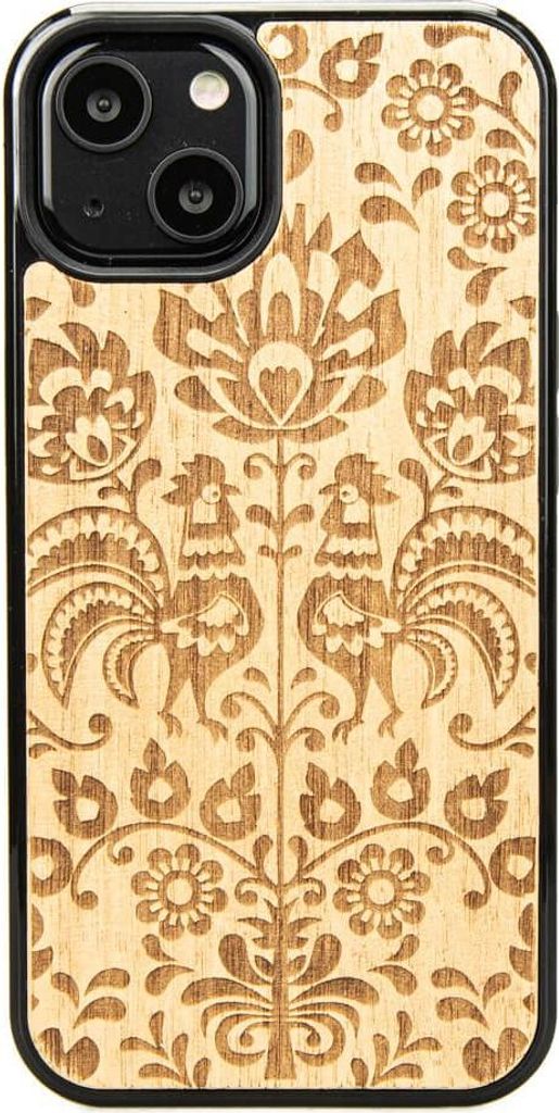 Holzhülle für iPhone 13 POLISH FOLK ANIEGRE