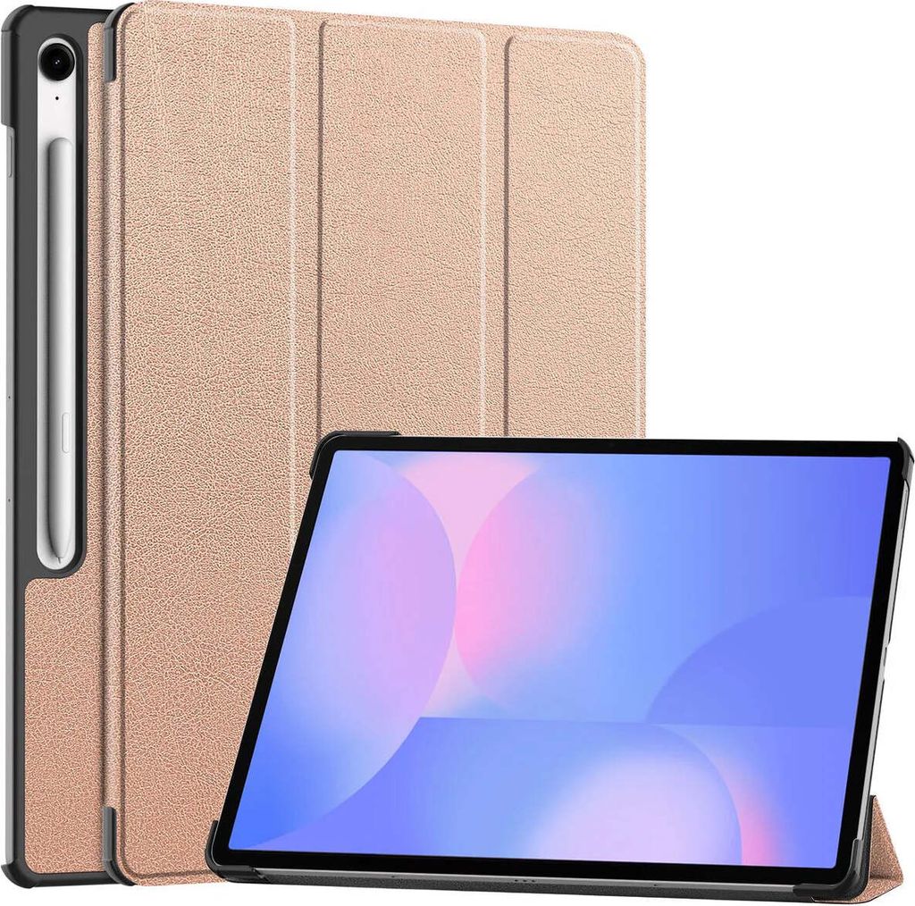 Bizon Case Tab Croc Samsung Galaxy Tab S10 FE Plus roségold