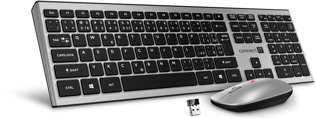 Kit clavier souris sans fil silencieux pour supprimer les câbles