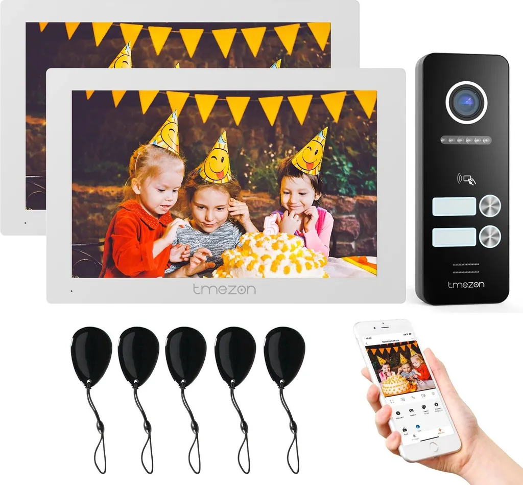 Visiophone 1080P : ne ratez plus vos livreurs avec l'ouverture à distance