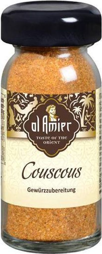 Al Amier Couscous Gewürzzubereitung 30 G Glas  Vegetarisch Produktbild 