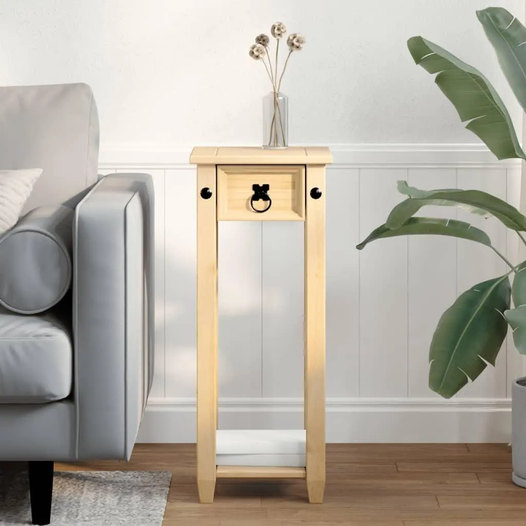 Support fleurs 73 cm en bois de pin massif avec structure stable carrée - 3
