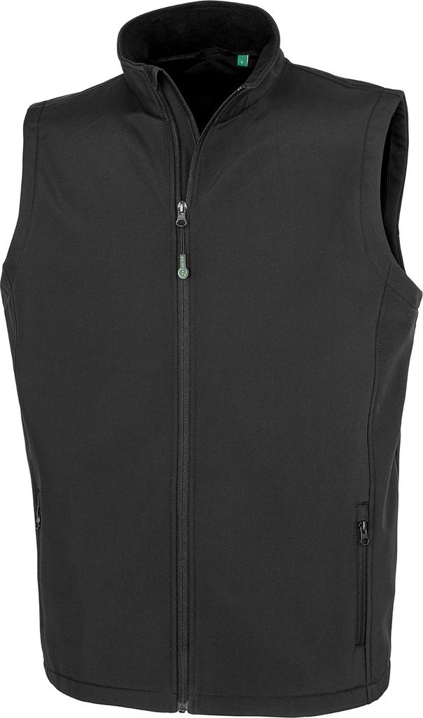 Result Genuine Recycled - Weste zum Bedrucken für Herren PC4365 (XL) (Schwarz)