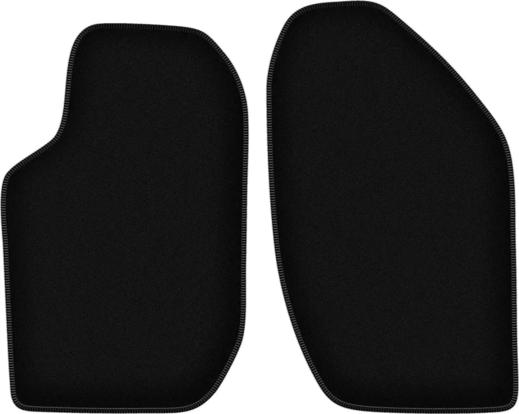 Set Tappetini Anteriori per Lancia Thema 84-94 - Velluto Nero con Clip