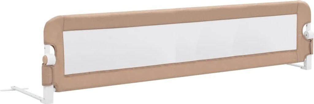 vidaXL Barrière de sécurité pour jeune enfant Taupe 180x42 Image du produit 