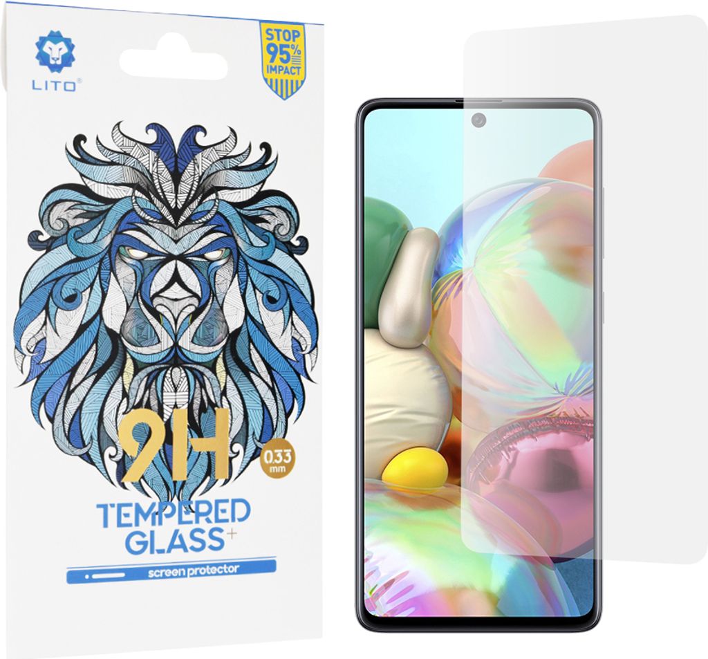 LITO 2.5D 9H Gehärteter Glas Classic Displayschutzfolie für Samsung Galaxy A71 4G/5G/M51/Note 10 Lite - Transparent