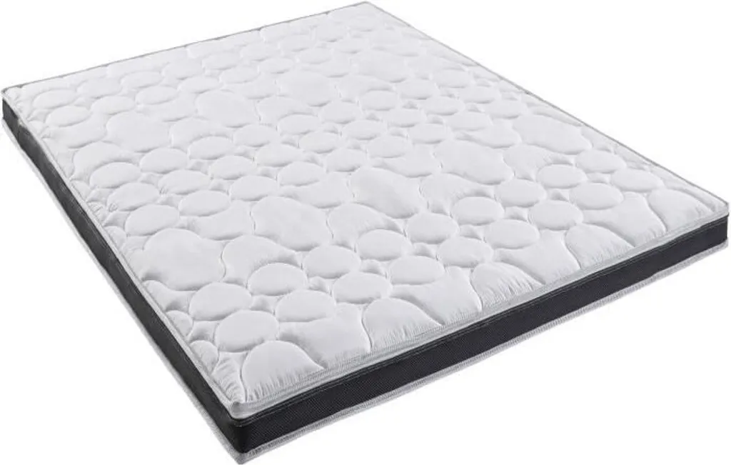 Surmatelas 140x190cm DEKO DREAM 7cm en Microfibres Douces pour Lit