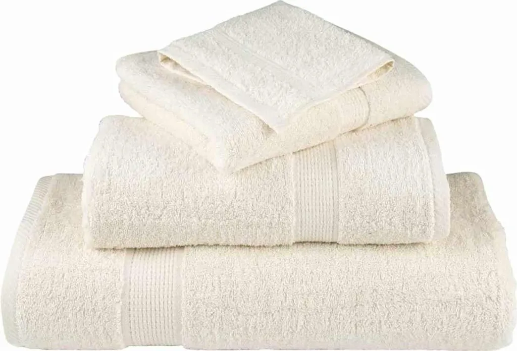 Offerta vidaXL! 2 Strofinacci SOLUND Cotone Crema - Occasione Unica - 3