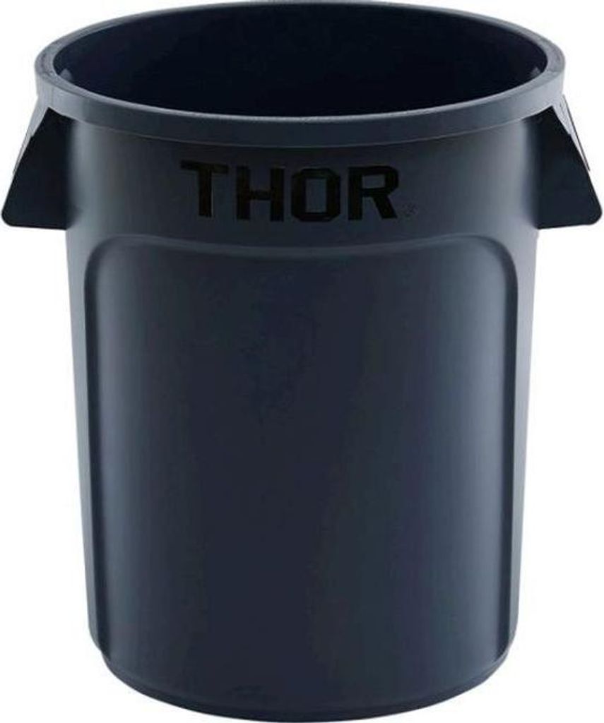 Mülleimer 75 Liter schwarz