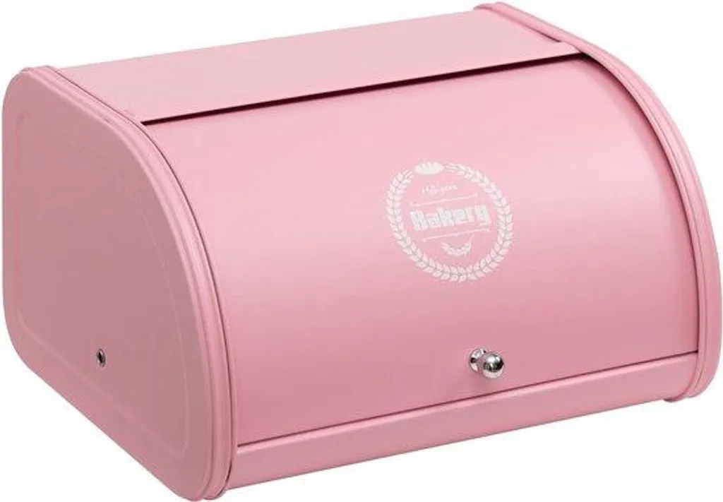 Boîte de rangement rose en métal inoxydable pour cuisine et salle de bain