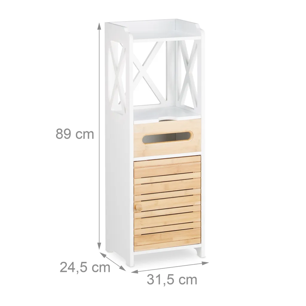 Étagère de Rangement Verticale à 5 Niveaux - Meuble d'Appoint Compact - 4