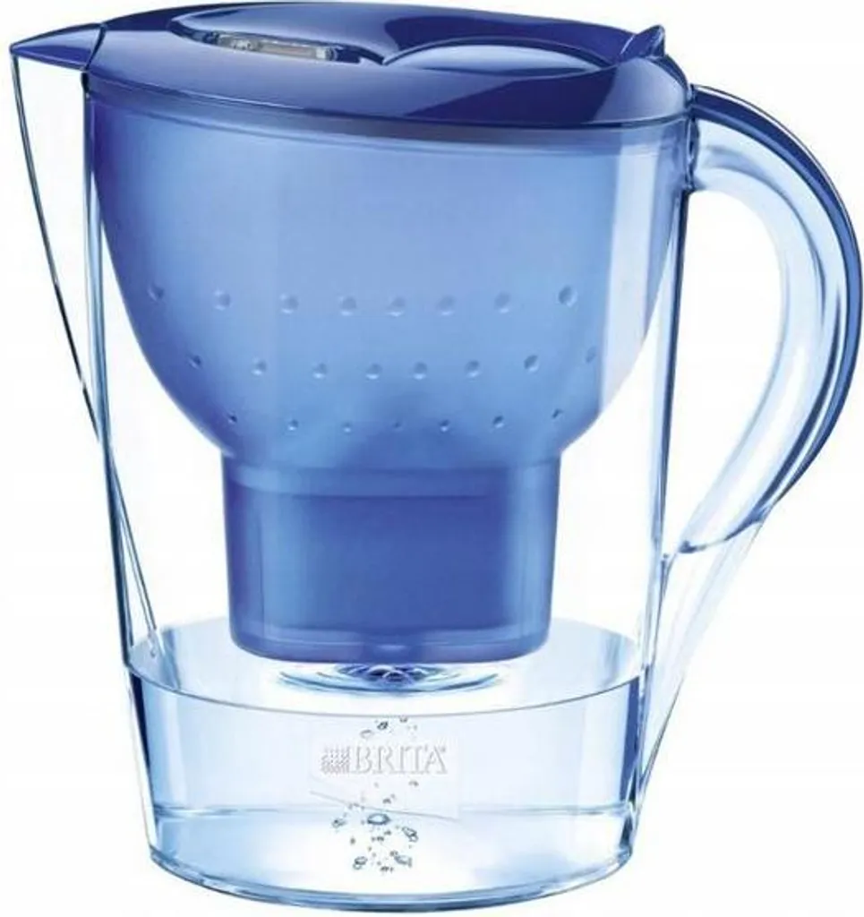 Pack Carafe Filtrante Brita Marella XL + 5 Cartouches pour Eau Pure sans Chlore