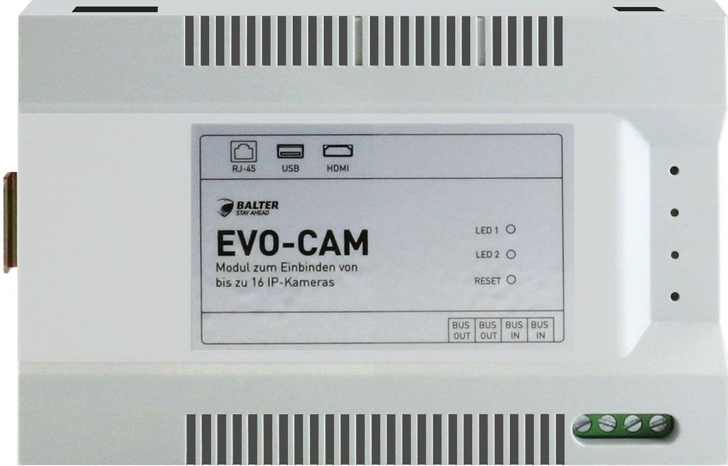 Balter EVO-CAM-Modul für bis zu 16 IP-Kameras in einem Produktbild 