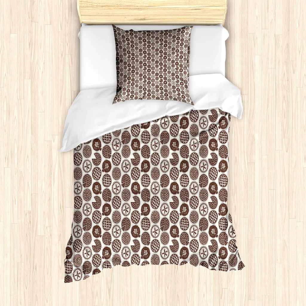 Copripiumino Hotel Quality ABAKUHAUS Vintage Marrone 135x200