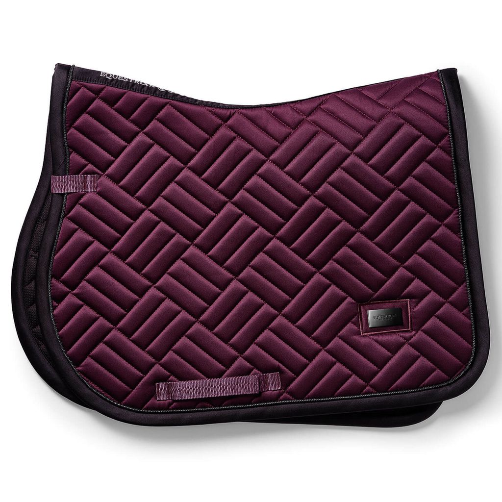Equestrian Stockholm Springschabracke Jump Saddle Pad Modern Purple Night Schabracke Purple Night Full