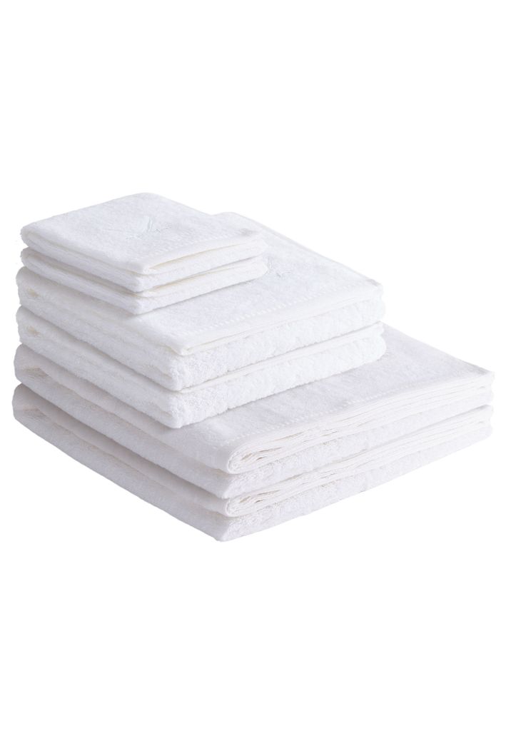 Sansibar Sylt Handtuch Set Frottier-Serie Classic Nr. 3 (Set, 6-tlg), weiß