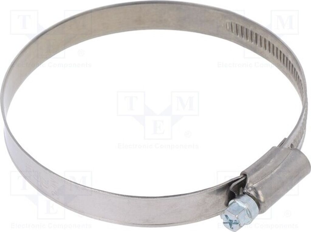 1x Schlauchschelle W: 12mm Bindung: 70÷90mm   AISI 430 Produktbild 