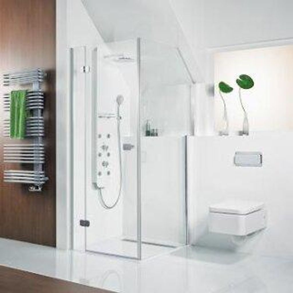 HSK 6830090-41-165 Premium Softcube Seitenwand zu Drehtür an Nebebteil mit Seitenwand 900x2000mm Chromoptik Linea 02