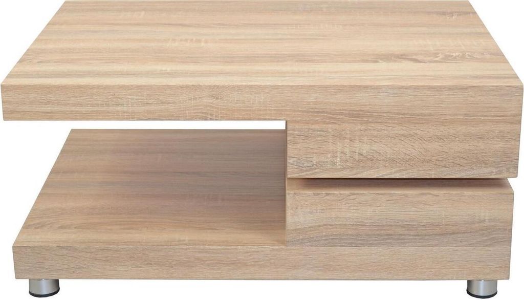 Couchtisch, Drehbar in Sonoma-Eiche-Nachbildung