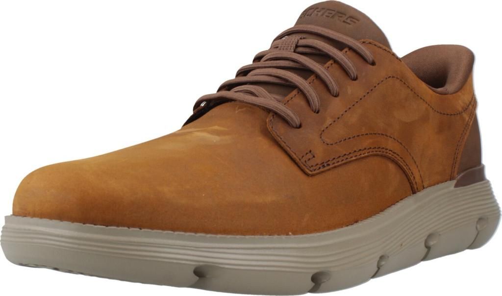 Skechers SlipIns: Garza-Duran Slipper Braun in Gr. 42