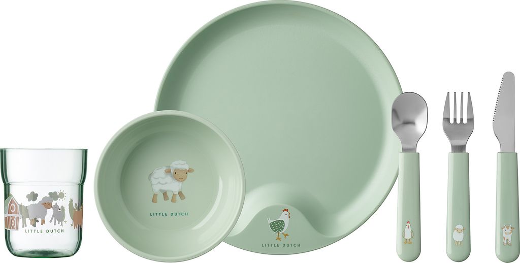 Mepal set kindergeschirr mio 6-teilig - little farm 335 x Image du produit 