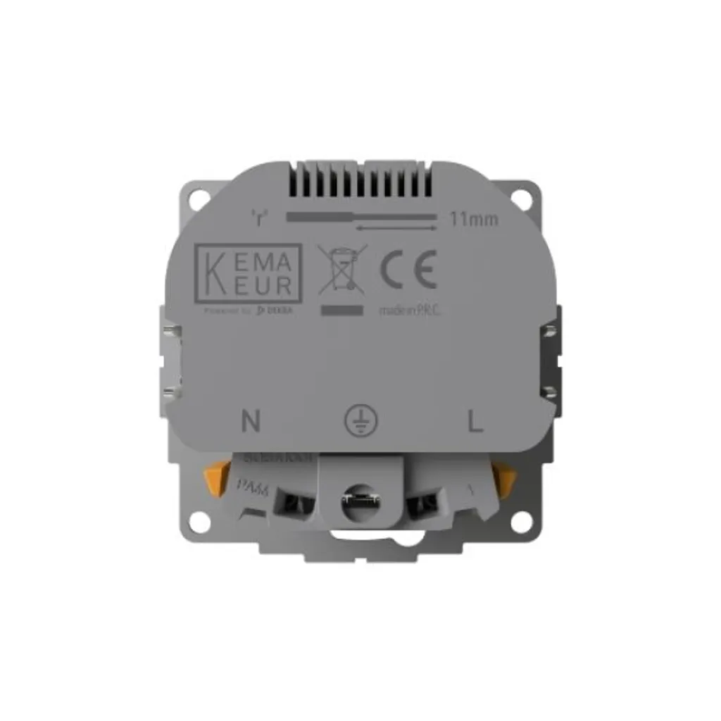 Chargeur mural 2USB inChargePRO AA 12W 2,4A : finition gris anthracite