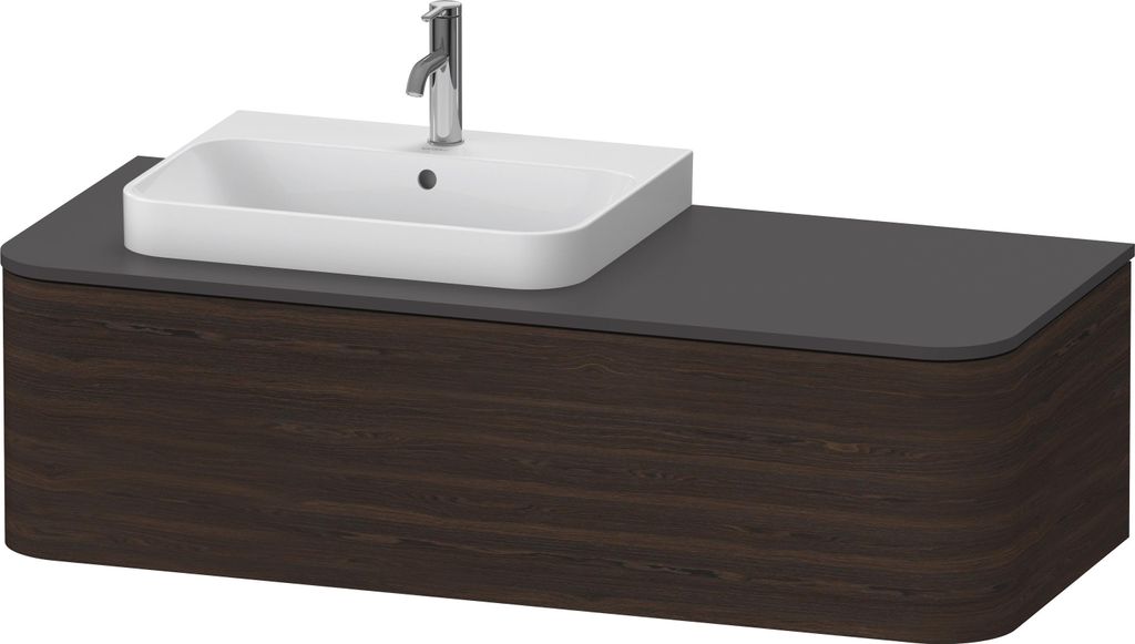 DURAVIT HP4942L69690010 WTU HappyD2+ wandh.,354x1300x550mm Produktbild 