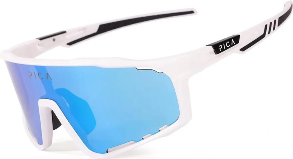 PICA STRIX Lunettes de sport blanc avec 3 paires de verres interchangeables