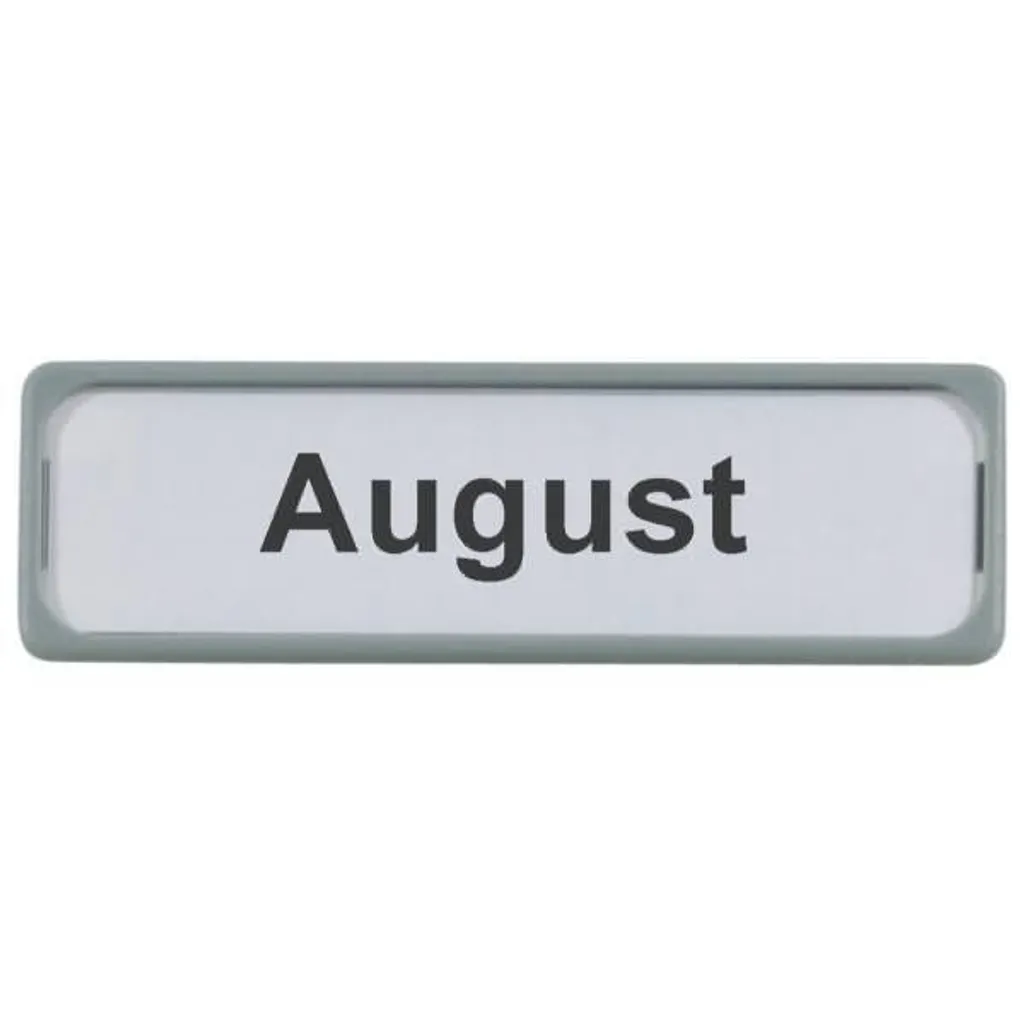 MAUL Plaque Magnétique Rectangulaire Grise 8 x 2,45 cm - Lot de 10 Pièces