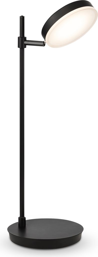 Lampa stołowa LED, czarna, ściemniana, ruchomy reflektor, L Zdjęcie produktu 