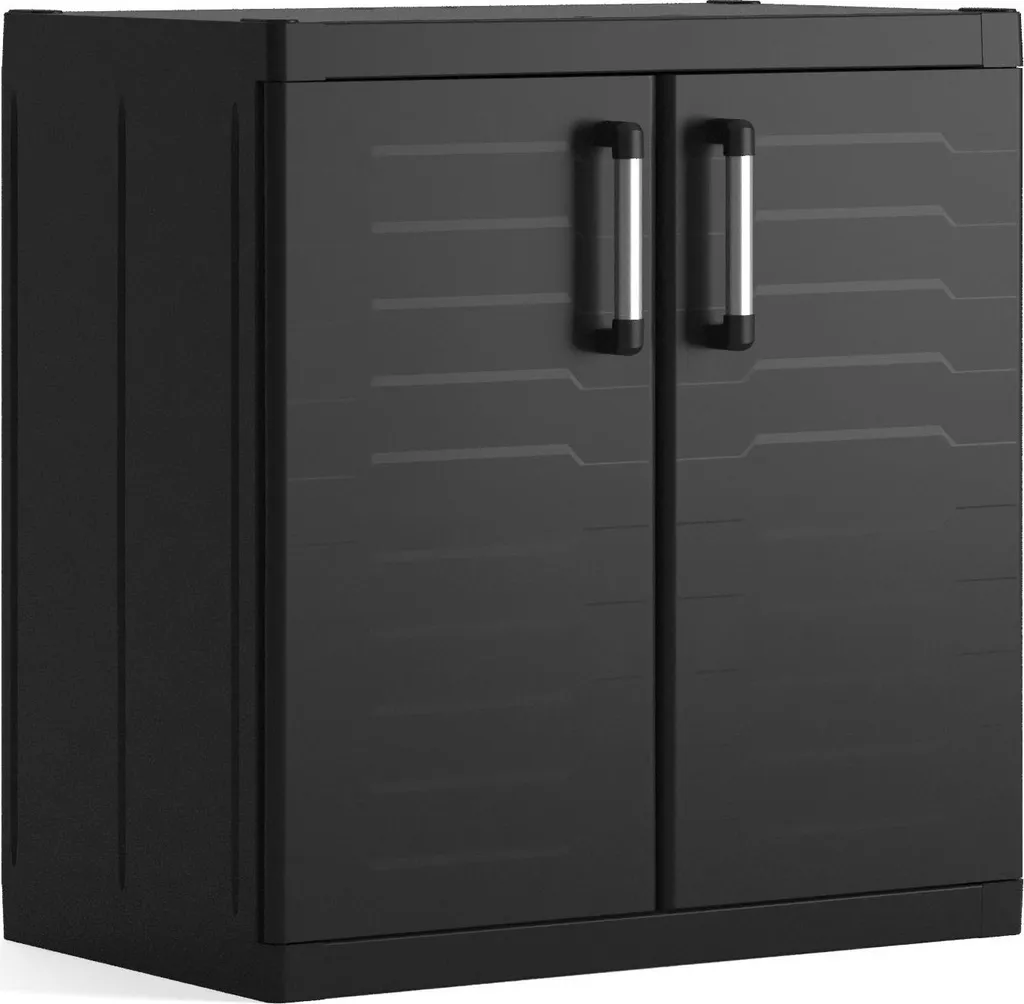 Optimisation Rangement XL : Armoire Detroit Keter 93 cm Noir Anti-Poussière