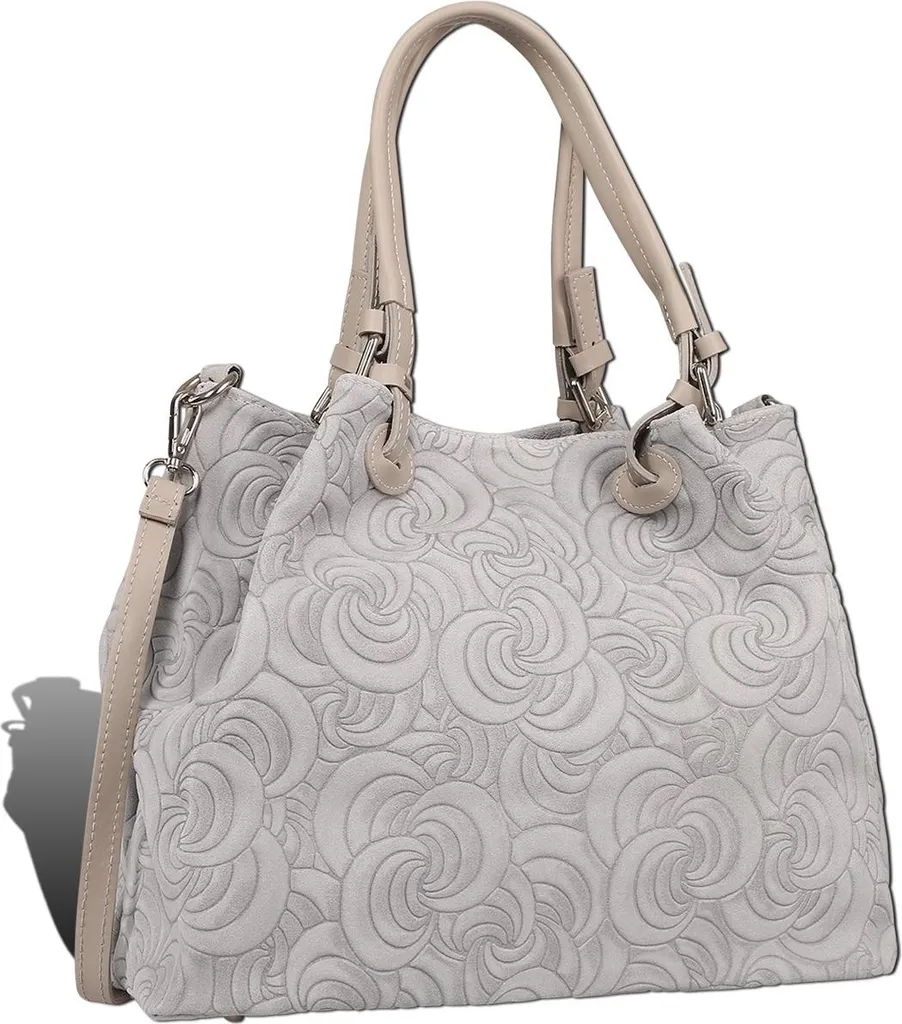 Grand sac de travail gris Toscanto 36 cm, parfait pour vos documents A4