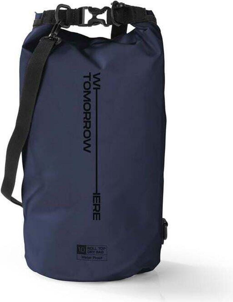Where Tomorrow PVC dry bag - Style 02 - 10L - dunkelblau