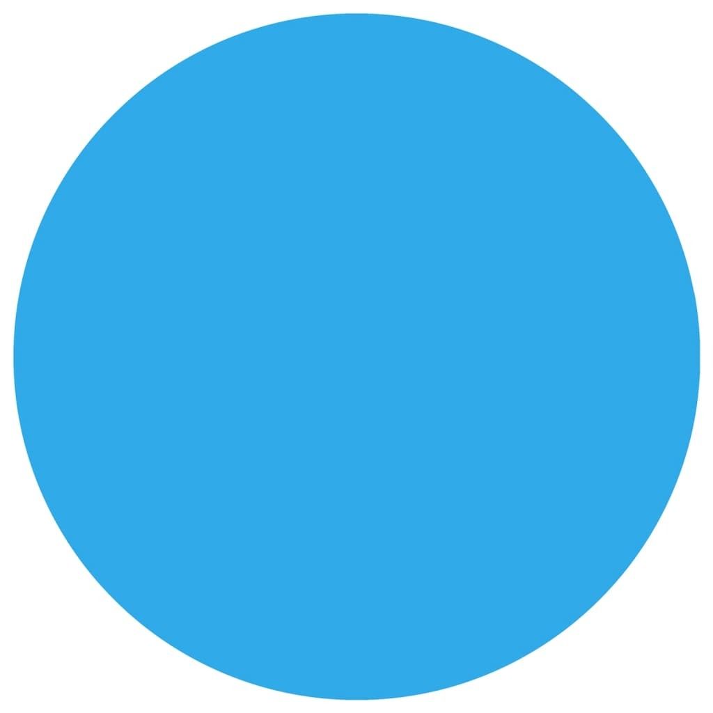 Hochwertige Poolabdeckung Blau 210 cm PE, Poolzubehör DE53487