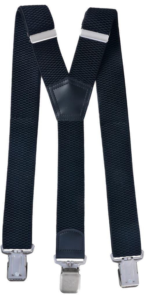 Hosentraeger Y From breit  schwarz Produktbild 