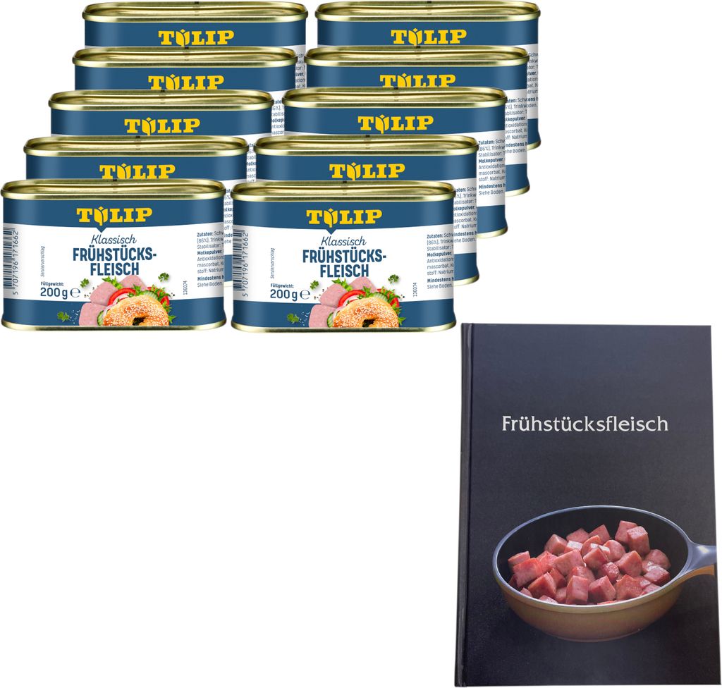 TULIP 10x Frühstücksfleisch Schwein 200g Dänische Produktbild 