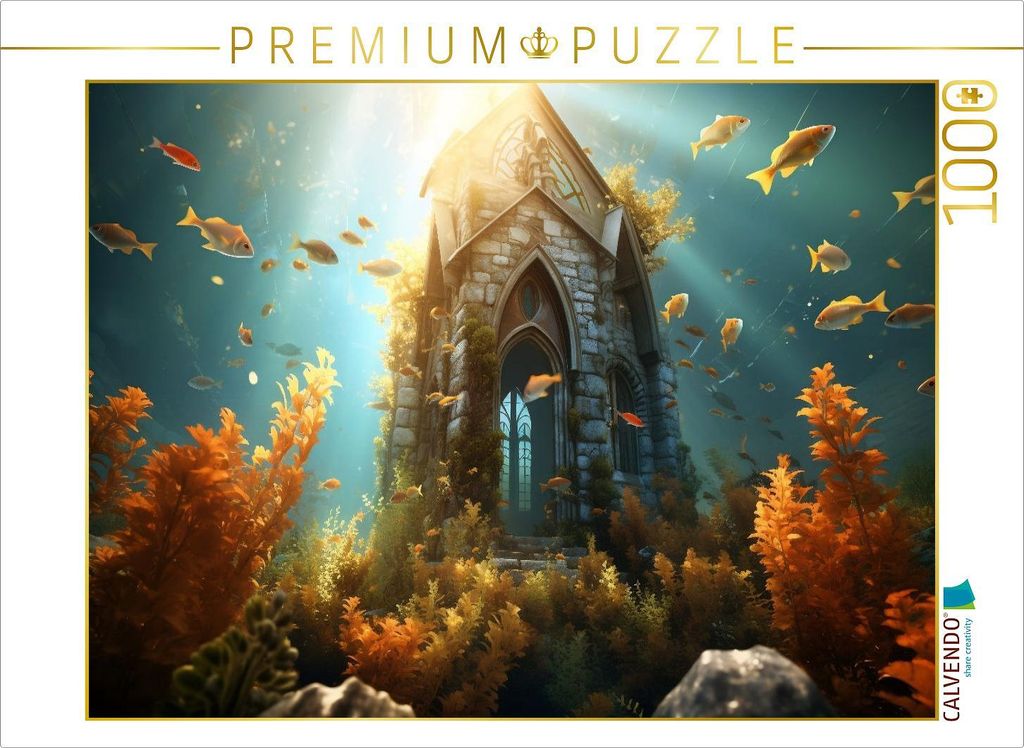 CALVENDO Puzzle Ein Motiv aus dem Kalender "Am Grunde des Meeres" | 1000 Teile Lege-Größe 64x48cm Foto-Puzzle für glückliche Stunden