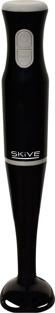 Stabmixer Mixstab Pürierstab Handmixer Zerkleinerer Edelstahlmesser, Farbe:schwarz