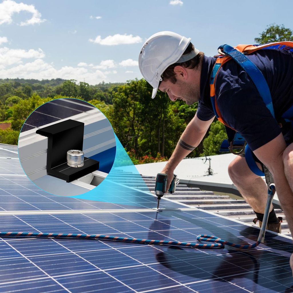 Solarmodul Photovoltaik Solarpanel Halterung Dachhalterung Produktbild 7