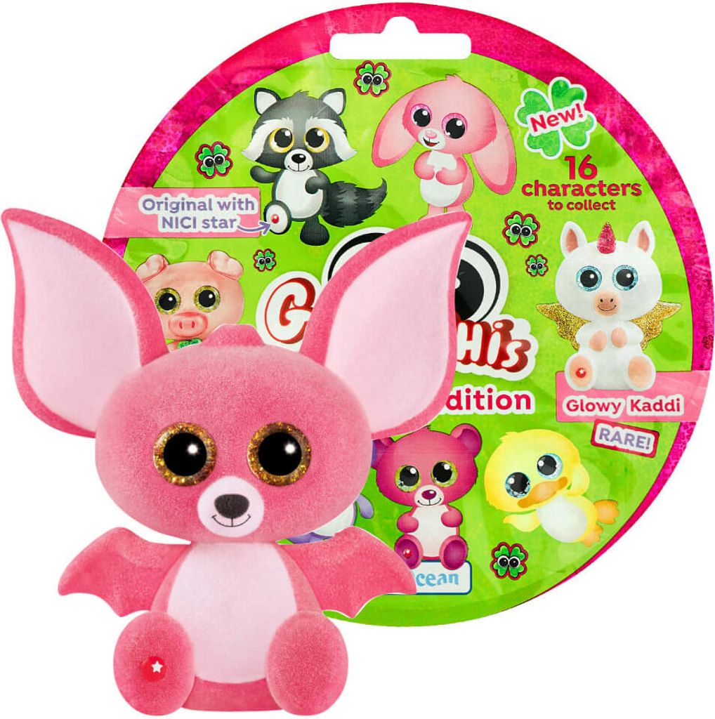 Blue Ocean Glubschis Sammelfiguren Glück Serie 3 - Glubschi Glitzer - Figur Pinki-Flap