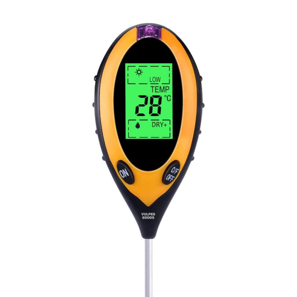 Vulpes Tovar Meter pôdnej vlhkosti, pre rastliny, 4 v 1, Obrázok produktu 