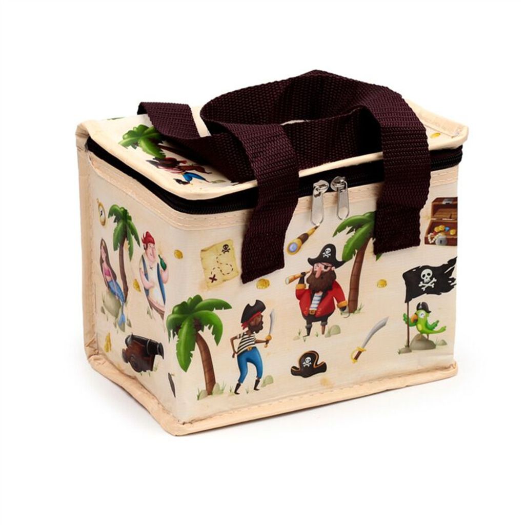 Isolierte Snacktasche Jolly Rogers Piraten Kühltasche Lunchtasche ca. 21x14x16 cm