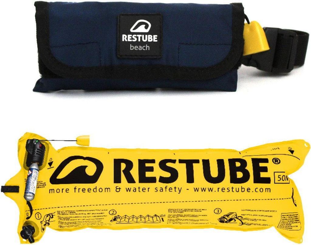 RESTUBE BEACH limited Schwimmhilfe Rettungssystem Produktbild 