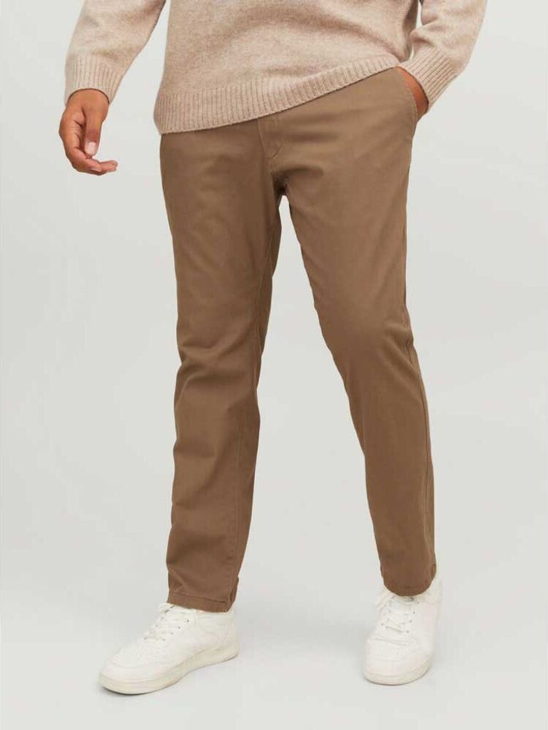 Jack & Jones Marco Dave Lc Plus Size Chinohose Braun 40 / 32 Mann Braun 40