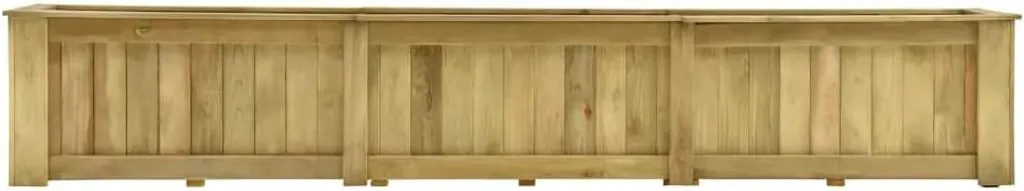 Carré potager bois imprégné 291 cm, lit surélevé durable et robuste